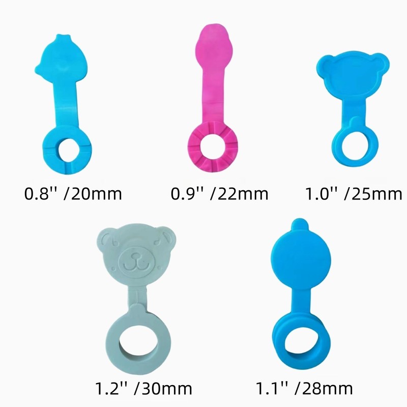 COLDDD Bathtub Stoppers, Silicone Bathtub Stopper, Fits Most Baby Bathtubs,