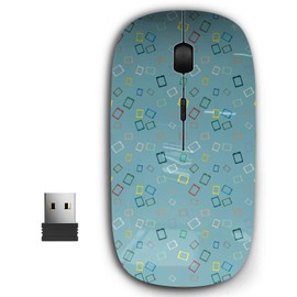 2.4G Ergonomic Portable USB Wireless Mouse for PC, Laptop, Computer, Notebook with Nano Receiver ( Smartphone Electronic Tablet )