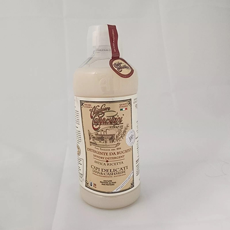 Alighiero Campostrini Cashmere, Wool Delicates Shampoo Detergent 33oz Made Italy
