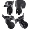 Luggage Wheels Replacement for Suitcase, Pack of 2 Suitcase Wheels,