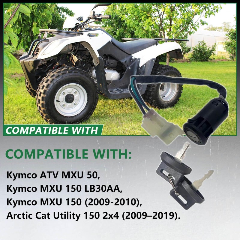 35010-LCA4-90A Ignition Key Switch Fit for Kymco ATV MXU 50