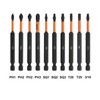 Railer Screwdriver Bit Set - Premium S2 Steel 3-1/2 Inch