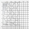 XMZZMX Mountain Peak Overlapping Metal Cutting Dies for Card Making,