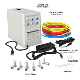 AquaticLife Smart Buddie RO Water Booster Pump Kit for 180 to 200 GPD Reverse Osmosis Water Filter System RO/DI Filtration Units, Pressure Boost Pumps