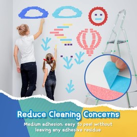 MZOYOURO Rainbow Masking Tape, 7 Rolls of Colourful, Painter's Masking Tape, Painters for DIY Scrapbooking Classroom Decorations, 15 mm x 13 m