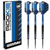 WINMAU Rookie Blue Brass Darts Set with Flights, Shafts (Stems)