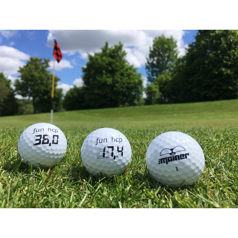 Emainer Golfball, 3 Geburtstags- Golfbälle, Dieser Ball kennt auch Dein