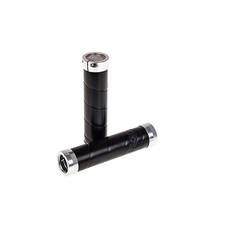 Brooks England Unisex - Adult Black Slender Leather Grips 130/130,