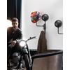Helmet Hanger Wall Mount 180° Swivel Helmet Holder for Motorcycle