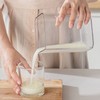 Yogurt Strainer with Extra Fine Mesh Strainer Bag Transparent Cover