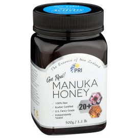 PRI Pacific Resources International  Manuka Honey 20+  1 Each  1.1 Lb