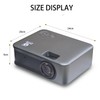 Triclicks Mini Projector, Portable Video Projector WiFi, Home Theatre Movie