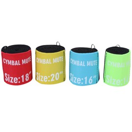 4Pcs Cymbal Silencer Hi Hat Mute Dampener Pad Percussion Instrument Accessories 14/16/18/20in
