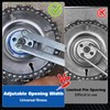 LEONTOOL Universal Adjustable Angle Grinder Wrench, Steel Face Wrench, Pin
