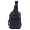Blue Denim Sling Style Handbag with RFID Technology