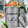 AOSION Countertop Compost Bin Kitchen,Odor Resistant Indoor Compost Bin with