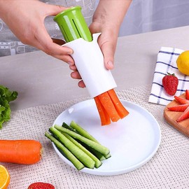 Romeeton Vegetable Divider, Cucumber Carrot Strawberry Fruits Splitter Cutting Slicer Egg Cutter Gadget Tool