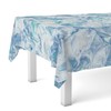 Martina Home GENIL Oilcloth Tablecloth Blue 140 Round