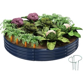 ZFHGarden 3x3x1FT GALVANIZED METAL RAISED GARDEN BED PLANTER BOX - NEW & SHIPS FREE!