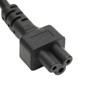 IEC320 C14 Male to C5 Female Power Cable Tension Resistant