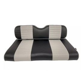 Huskey 2PCS Golf Cart Seat Cover Black Gray For Club Car Precedent 04+, Tempo Staple On