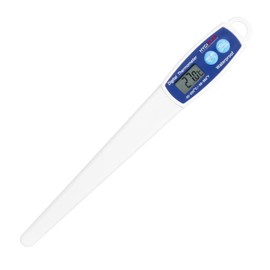 Hygiplas 19249 Digital Water Resistant Thermometer Temperature Measurement, White, 15(W) x 200(L) mm
