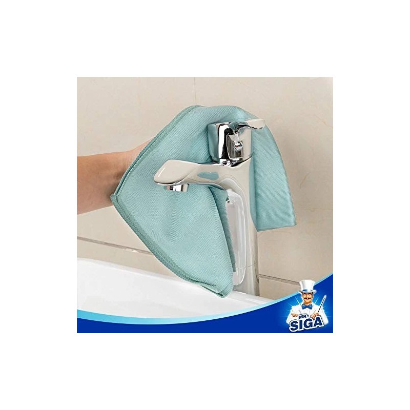 Mr.siga Ultra Fine Microfiber Cloths For Glass, Pack Of 12,