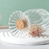 Helix Shaped Glass Match Cloche with Striker (Matches Not Included)
