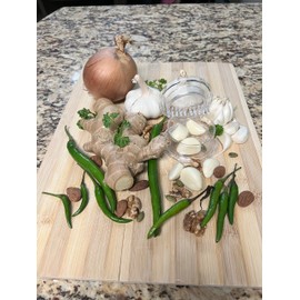 Garlic & Ginger Grinder Twisting Mincer for Nuts, Spices, and Herbs | Manual Hand Kitchen Tool Easy to Clean and Dishwasher Safe | CLEAR Color!