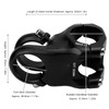 31.8mm Handlebar Stem 15 Degree Adjustment Aluminum Alloy Light Weight