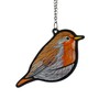 Image Industry Bobbin Robin Stained Glass Effect Suncatcher - Garden