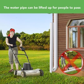 AYNEFY Aluminum Downspout Hinge, Flip Up Design, Easy Installation, Rectangular or Square, Avoid Clogging, Outdoor Use