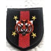 Unbranded Set Of 2 Roaring Tiger Red Black Stripe Patches