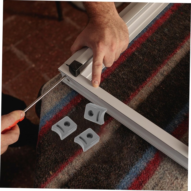 DOITOOL 8pcs Shower Door Bumper Stops Collision Sliding Door Stoppers