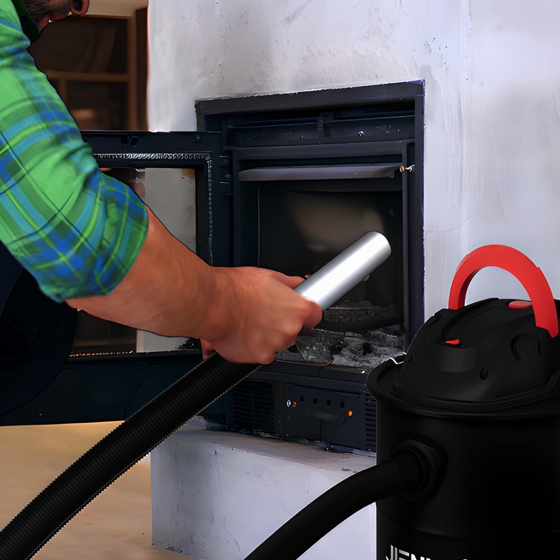 JIENUO Ash Vacuum Cleaner, with Semi Auto Filter Clean and