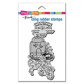Stampendous Birdhouse Bank Mini Slim Stamp, Grey