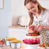 Molde Pastelero Redondo Para Repostería De Aluminio 12piezas