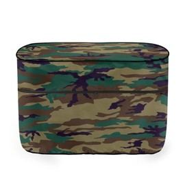 Uourmeti Army Green Camo Camper Propane Tank Cover Double 20lb Weather Resistant Gas Cylinder Cover Heavy Duty RV Propane Tank Cover for Travel Trailer Accessories