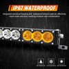 Willpower 28 inch LED Light Bar Single Row Dual Color