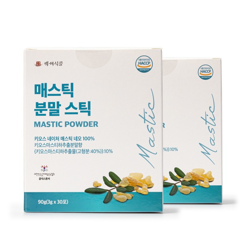 Baekse Food Mastic Powder Stick 3gx30 sachets 3+1 box /