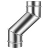 MorningRo 4 Inch Round Metal Duct Offset Dryer Vent Pipe