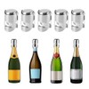 5PCS Stainless Steel Champagne Stopper Wine Drinks Bottle Plug Sealer