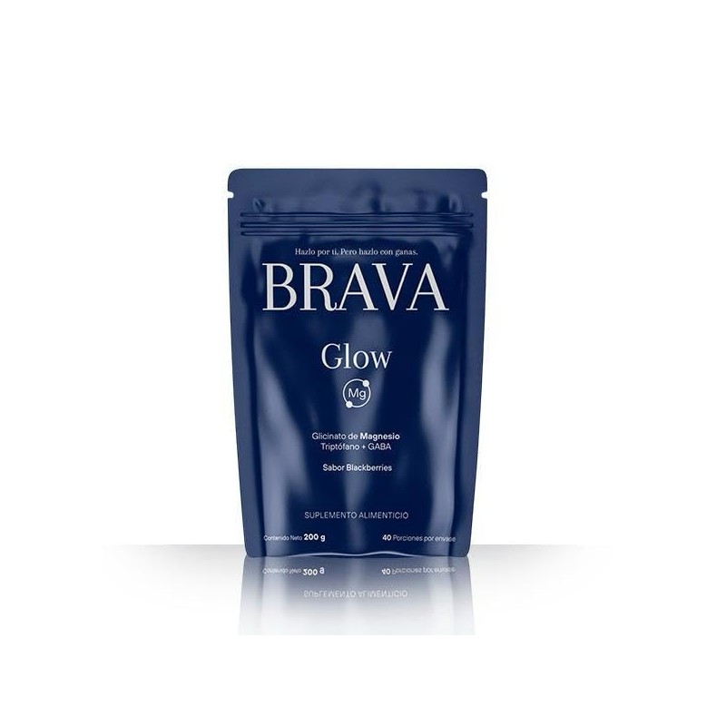 BRAVA Glow Blackberries | Colágeno Hidrolizado + Glicinato de Magnesio