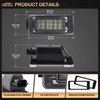 2PCS LED License Plate Light For 2019 2020 2021 2022