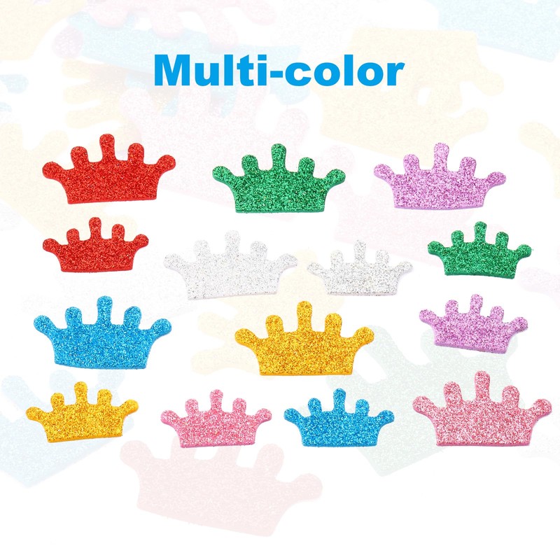 PATIKIL Foam Stickers, 60Pcs EVA Self Adhesive Glitters Foam Shape