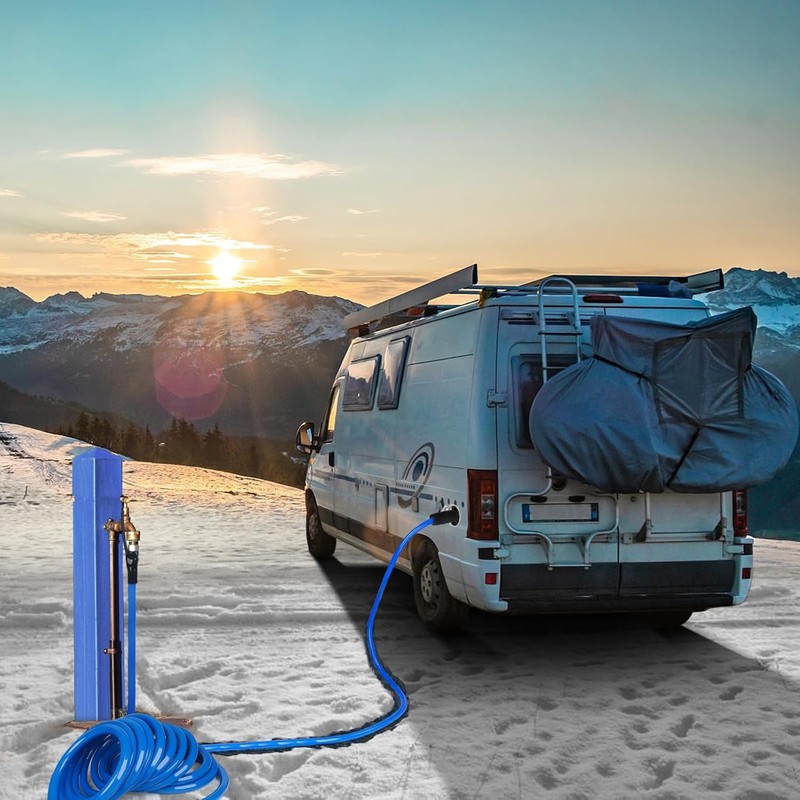 YKXJM 15FT-50FT Heated Water Hose for RV,Heated Drinking Water Hose