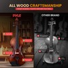 Pyle Full Size Beginner Violin Starter Kit, Violin Starter Package
