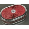 Rodspeedracing New 12" Super Flow Oval Air Cleaner Set With