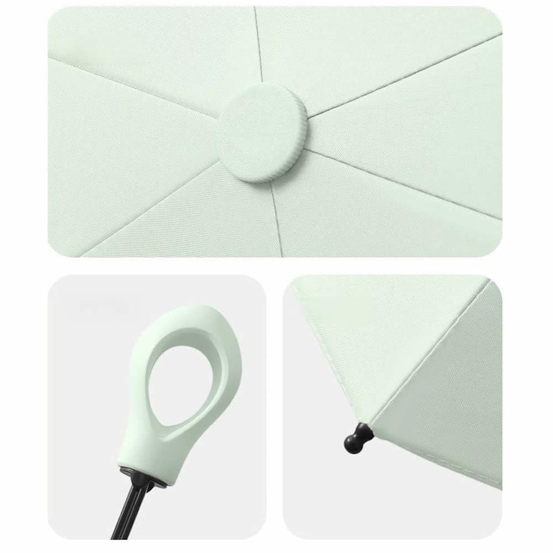 HUAMu Mini Parasol Travel Ring Handle Coating Layer Fabric Blocking