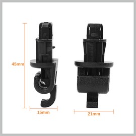 RATCHROLL 4pcs Sliding Door Sunshade Hook Clip for Odyssey 83-715-SHJ-A21ZA 83715-SHJ-A21ZA Replacement Car Parts